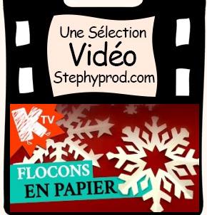 Vidéo DIY pour Noël, les flocons de neige en papier pour les enfants et les bébés.