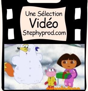 Vidéo Dora l'exploratrice - Le cadeau du Père Noël pour les enfants et les bébés.