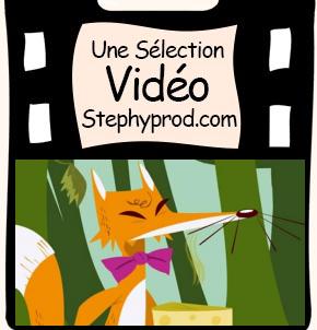 Vidéo Fables de La Fontaine Le Corbeau et le Renard pour les enfants et les bébés.