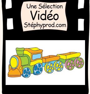 Vidéo Mes jouets préférés , une grue et un petit train pour les enfants et les bébés.