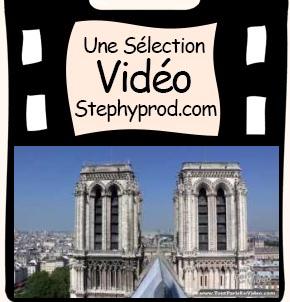 Vidéo Paris, les monuments, La cathédrale Notre-Dame de Paris pour les enfants et les bébés.