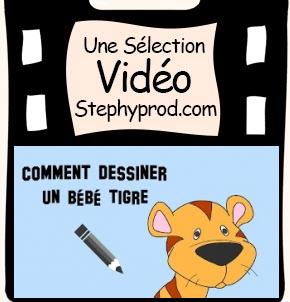 Vidéo Dessiner un bébé tigre pour les enfants et les bébés.