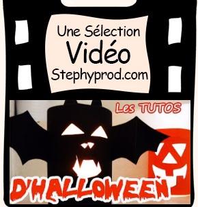 Vidéo Tuto Halloween, les photophores pour votre déco d'halloween pour les enfants et les bébés.