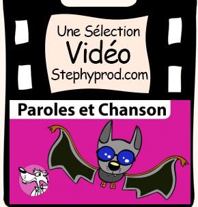 Vidéo Chanson Chauve-Souris pour les enfants et les bébés.