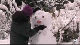 Comment faire un bonhomme de neige avec de la neige