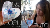 Cœur en papier - Tutoriel destiné aux enfants