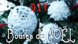 Décoration de Noël - Les boules de Noël et les pompons de laine