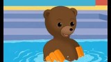 Dessin animé Petit Ours Brun va à la piscine