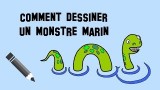 Dessiner un monstre marin qui ne fait pas peur