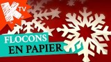 DIY pour Noël, les flocons de neige en papier