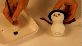 DIY pour Noël, le tutoriel le bonhomme de neige en carton