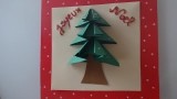 Tuto carte de vœux noël 3D, DIY